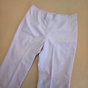 Danier Vintage Leather Pants Lilac Purple Sz 12 Made In Canada
